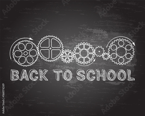 Back To School Blackboard Sign