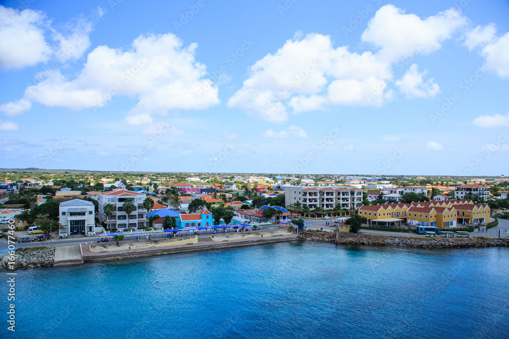 Buildings on Coast of Bonaire