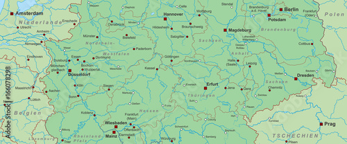 Mitteldeutschland (Landkarte)