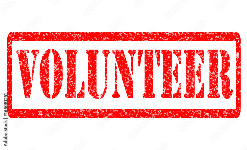 volunteer red rubber stamp on white background. volunteer sign. volunteer red rubber stamp on white background. volunteer sign.