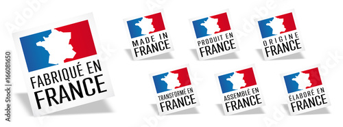 Made in France, fabriqué en France, origine France, élaboré en France, transformé en Trance, assemblé en France, produit en France