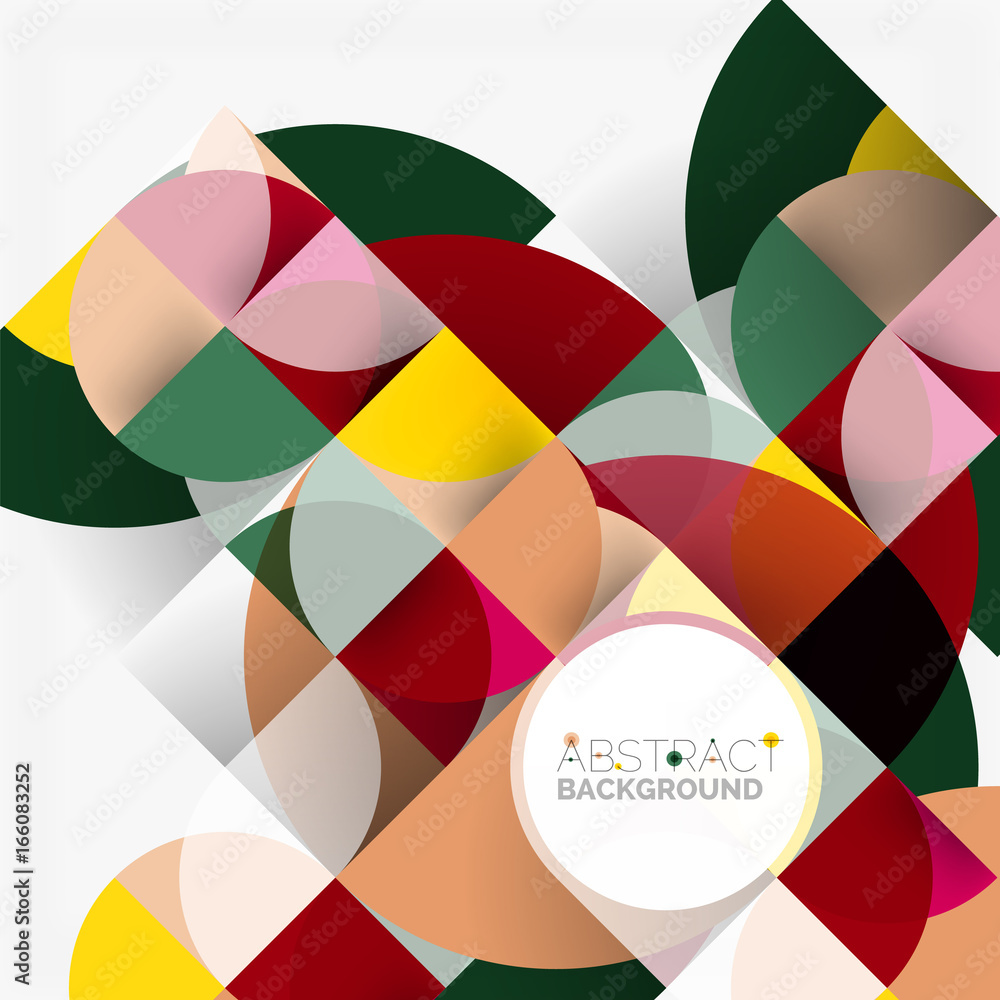 Modern geometrical abstract background circles Modern geometrical abstract background circles