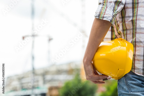 Image of builder with helmet