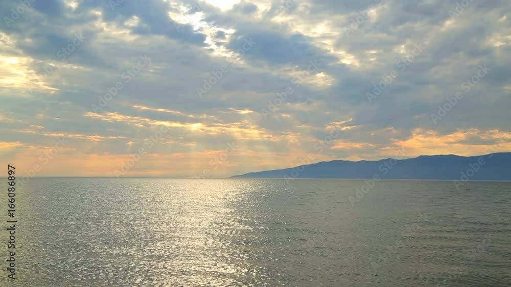a quiet evening in summer on Baikal a quiet evening in summer on Baikal