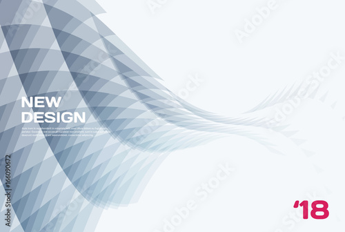 Abstract vector design background with triangles