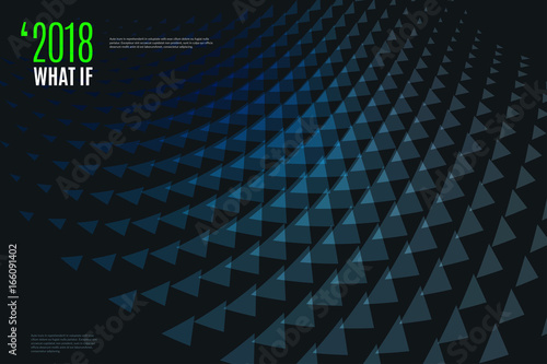 Abstract vector design background with triangles © Diamond Graphics