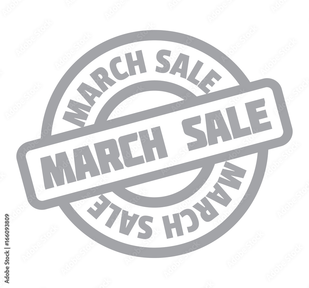 March Sale rubber stamp. Grunge design with dust scratches. Effects can be easily removed for a clean, crisp look. Color is easily changed. March Sale rubber stamp. Grunge design with dust scratches. Effects can be easily removed for a clean, crisp look. Color is easily changed.