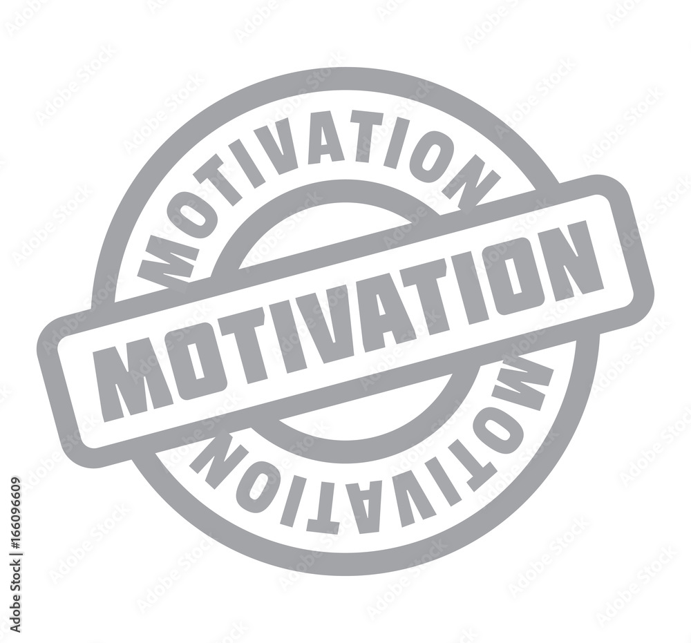 Motivation rubber stamp. Grunge design with dust scratches. Effects can be easily removed for a clean, crisp look. Color is easily changed. Motivation rubber stamp. Grunge design with dust scratches. Effects can be easily removed for a clean, crisp look. Color is easily changed.