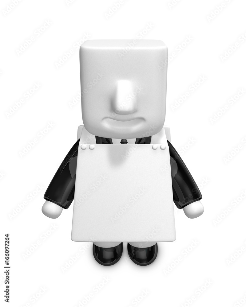 3d businessman People admire advertising. 3D Square Man Series. 3d businessman People admire advertising. 3D Square Man Series.
