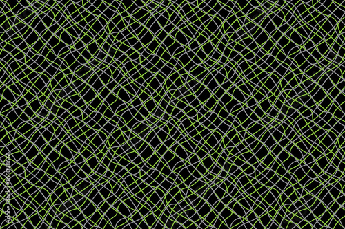 Abstract confusing lines dark seamless pattern