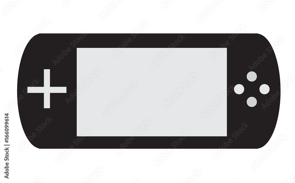 game console icon on white background. game console sign. flat style design. game console icon on white background. game console sign. flat style design.