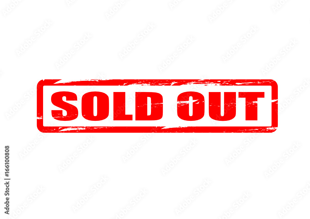Fototapeta premium Sold Out