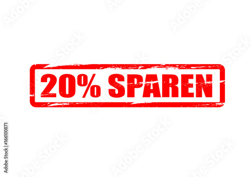 20% Sparen