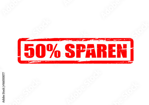 50% Sparen