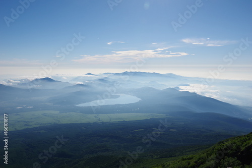 富士山から見た景色、山中湖２