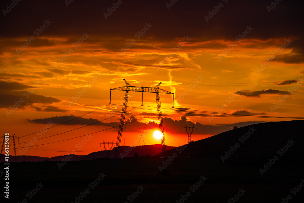 Obraz premium Amazing sunset