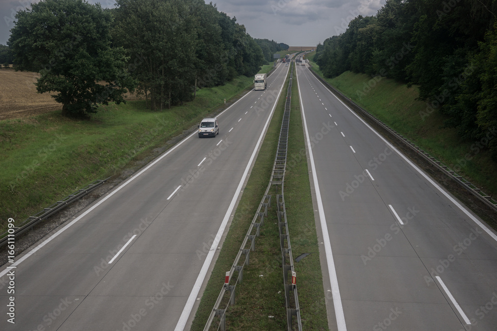 motorway somewhere in Eastern Europe motorway somewhere in Eastern Europe