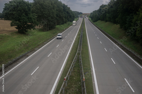 motorway somewhere in Eastern Europe © magdagalkiewicz