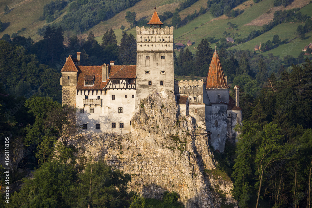 Dracula Castle in Bran at sunrise