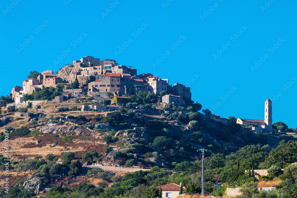 Obraz premium Village classé de Sant'Antonino