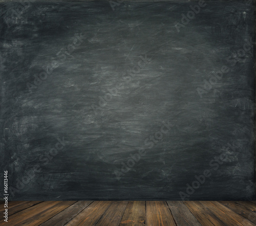 Blackboard Wall Wood Floor Background  School Black Board  Wooden Classroom Interior