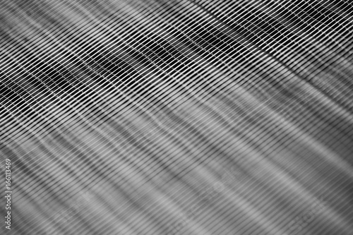 Metallic ribbed seamless texture in blur. Steel. Pattern.