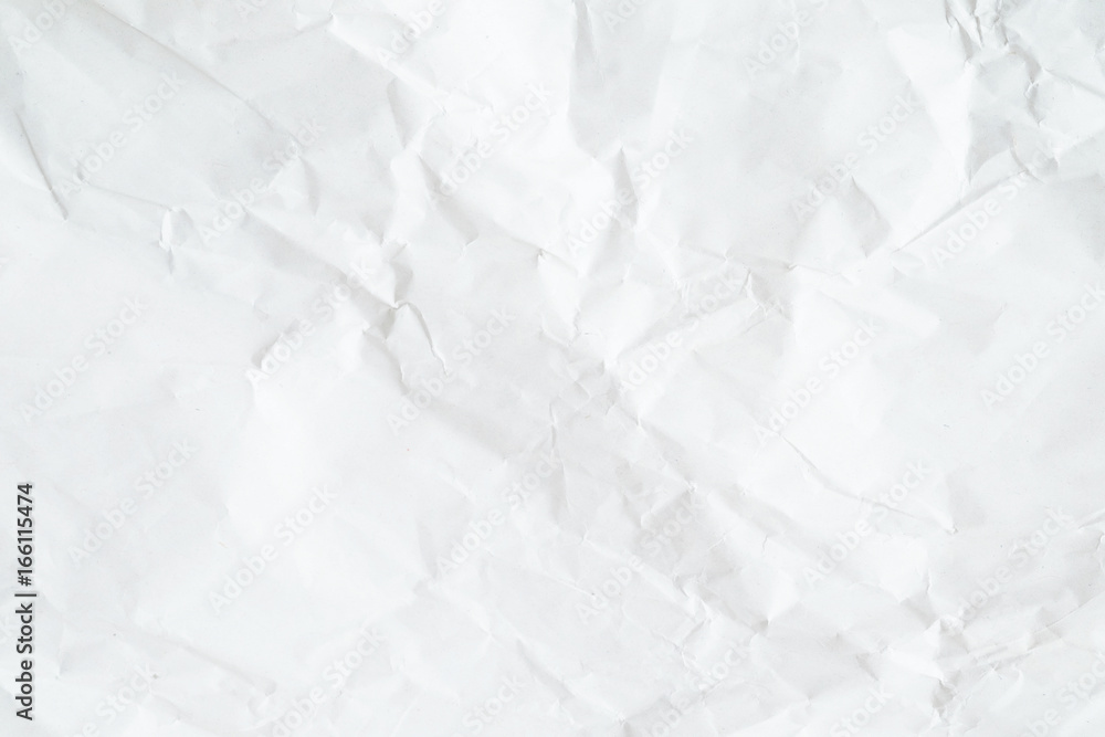 Obraz premium Crumpled blank recycle paper texture, background