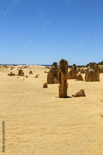 stone in desert