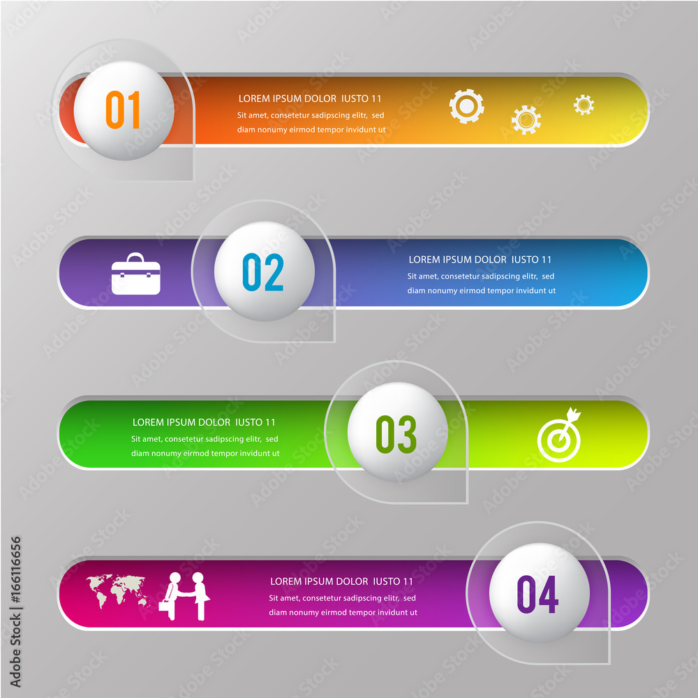 Abstract modern design number 4 step template can used for banner,infographic,data,presentation timeline business,chart, workflow layout,brochure,leaflet ,web design options.Vector illustration. Abstract modern design number 4 step template can used for banner,infographic,data,presentation timeline business,chart, workflow layout,brochure,leaflet ,web design options.Vector illustration.