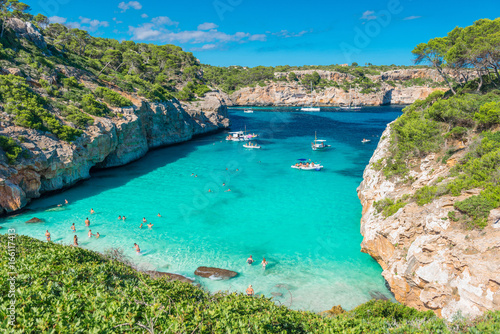 Fantastic bathing bay on the Mediterranean - Cala Moro - Mallorca – 4867