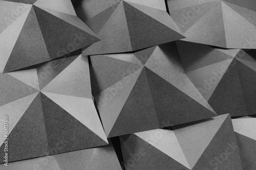 Black and white geometric shapes
