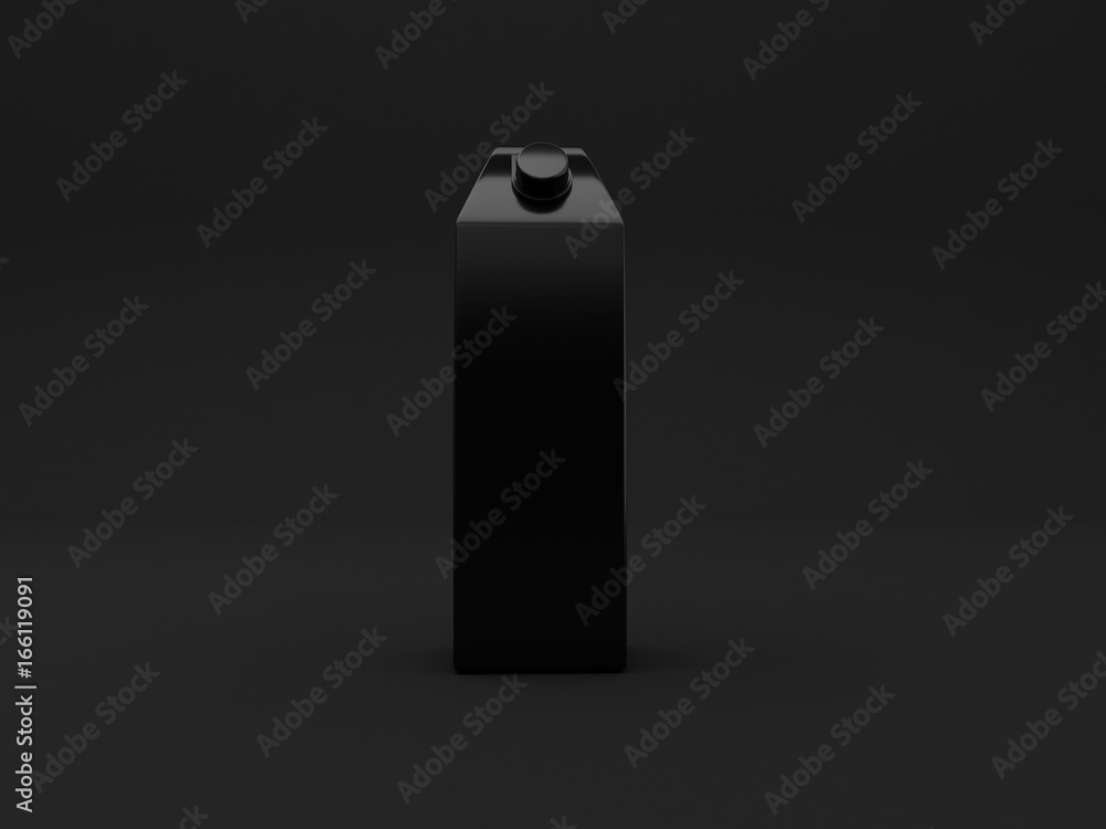 Plastic cardboard packaging milk. 3d illustration, 3d rendering. Plastic cardboard packaging milk. 3d illustration, 3d rendering.