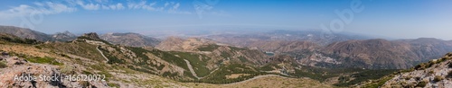 Road to Sierra Nevada Panorama