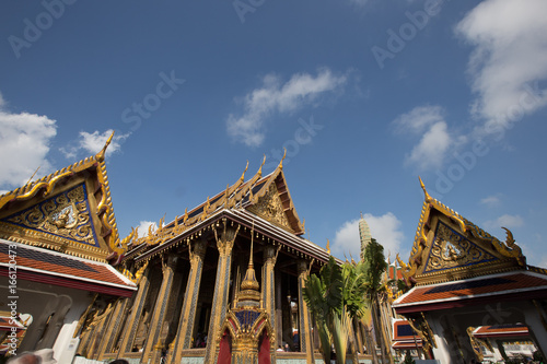 Temple of the Emerald Buddha (Wat Phra Kaew) in bangkok, Thailand.