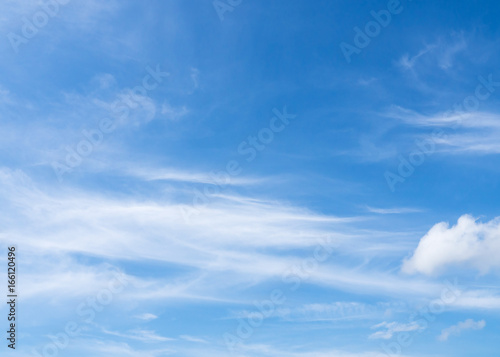 Blue sky and clouds background © Sunday Stock