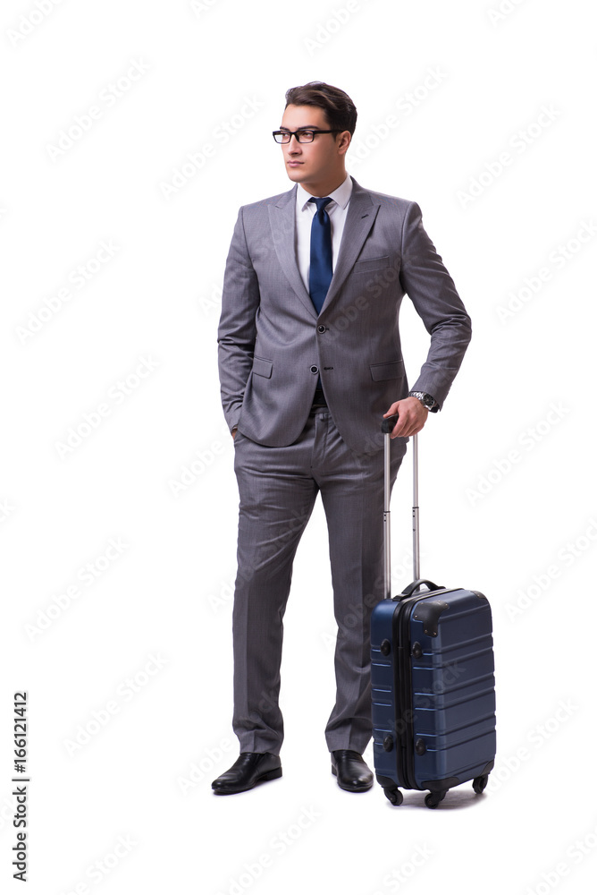 Young businessman isolated on white background Young businessman isolated on white background