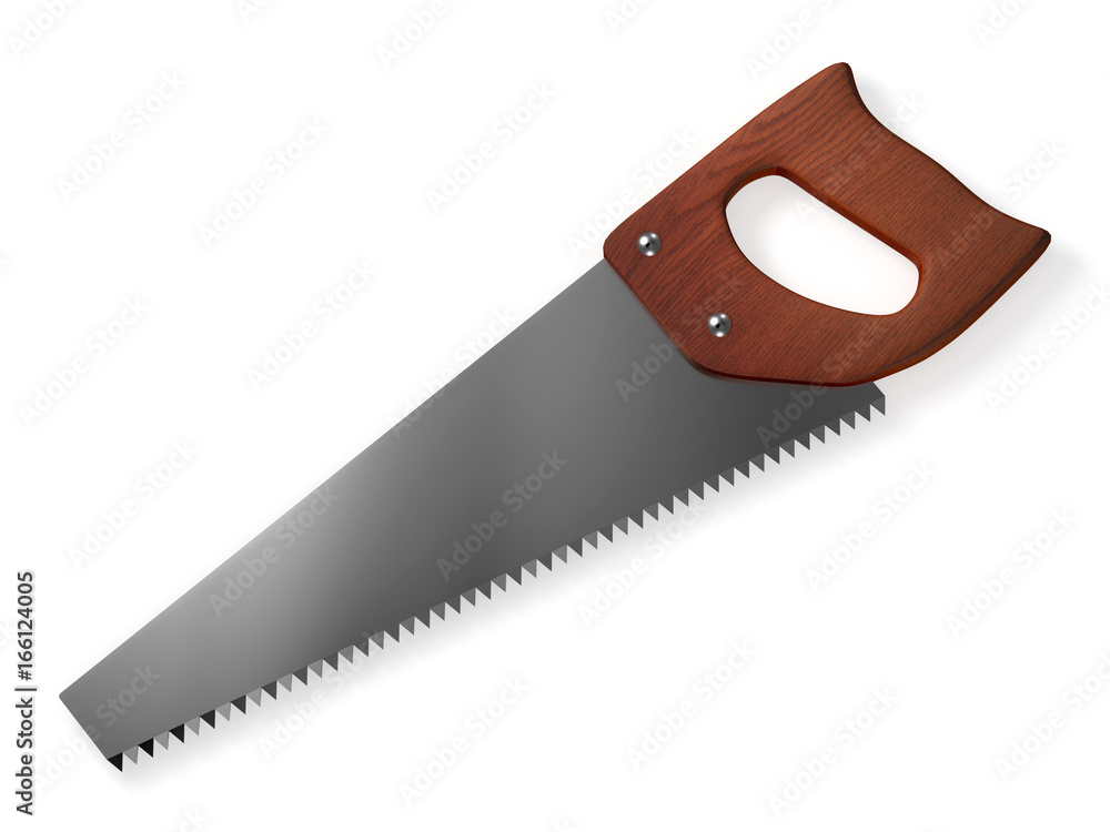handsaw 3d rendering handsaw 3d rendering