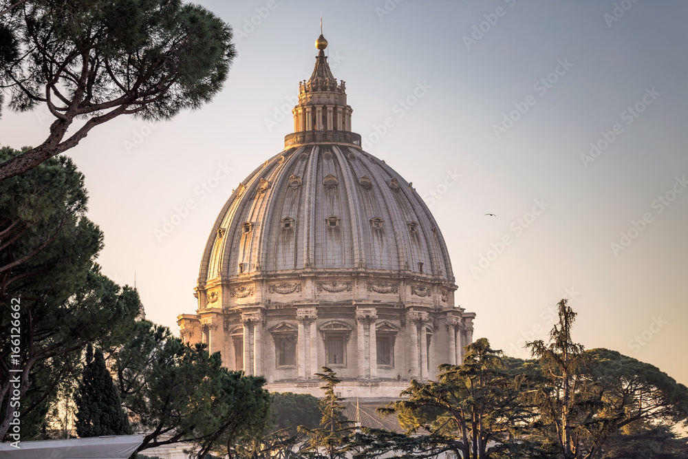 Papal Basilica of St Peter in Vatican city at Rome, Italy.