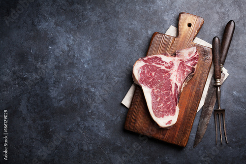 Fotografie, Obraz T-bone steak