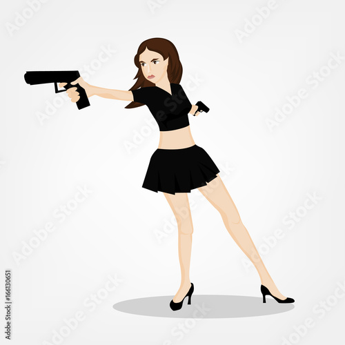 Shooting Girl Image
