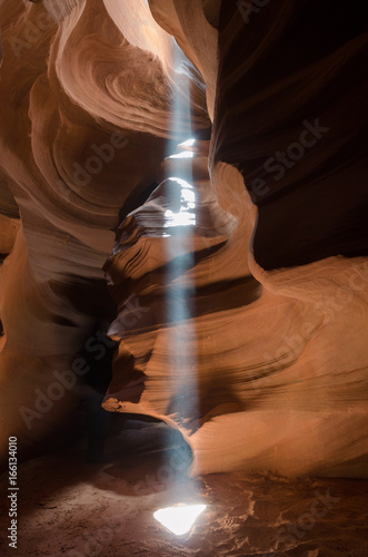 Light shaft in the canyon