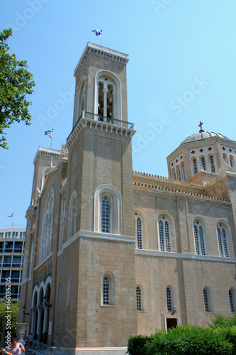 View of the Metropolitan Cathedral of Athens.