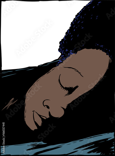 Sleeping Person Close Up