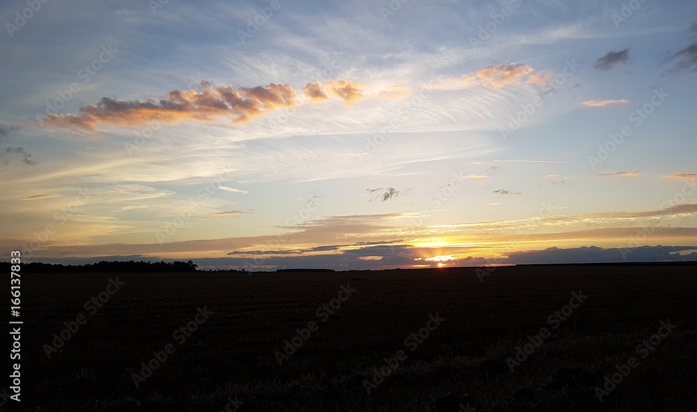 Obraz premium Couché de soleil