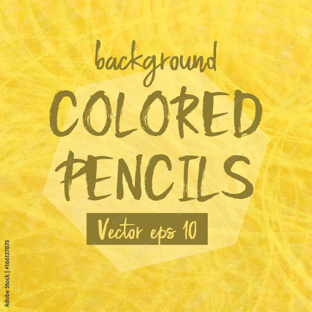 Vector сolored pencils background Vector сolored pencils background