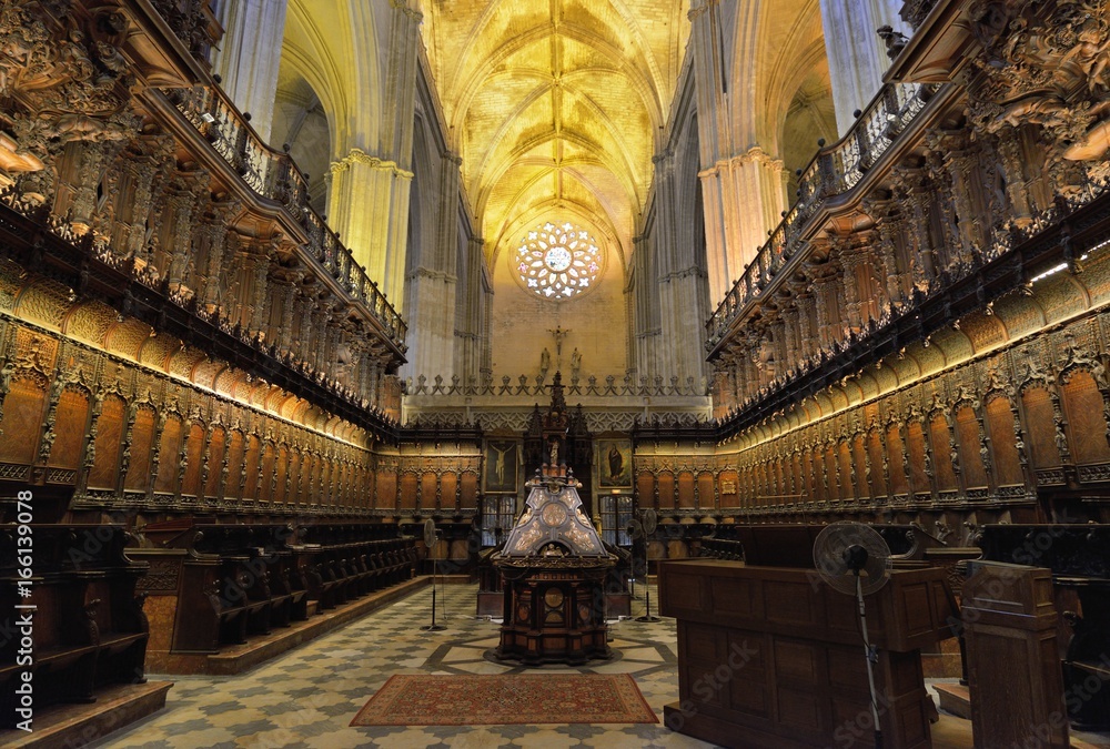 Fototapeta premium Cathedral in Sevilla, Spain.