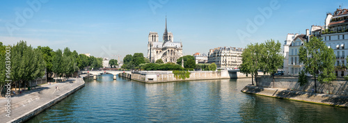 Paris Panorama mit Blick auf Notre Dame