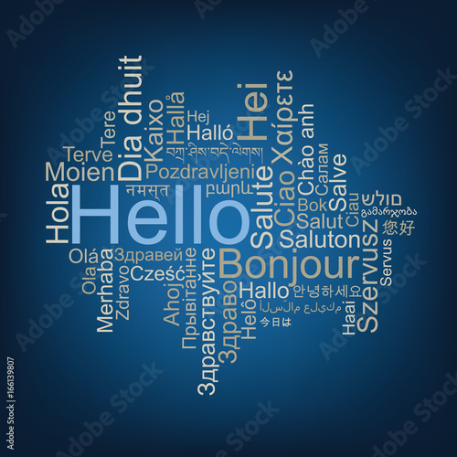 Hello Tag Cloud in different languages