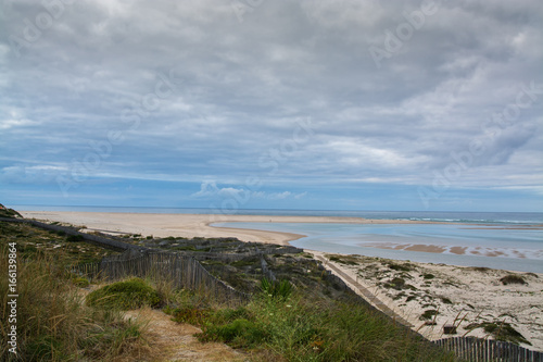 Bom Sucesso beach in Obidos  Portugal.