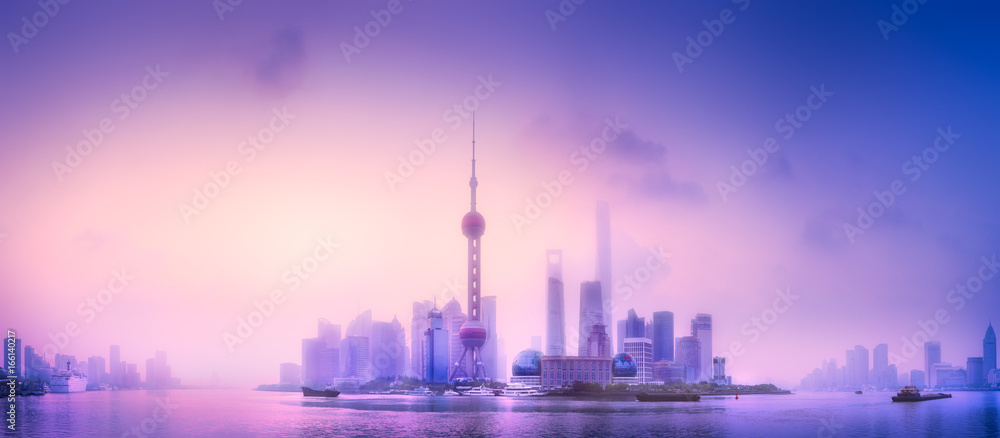 Shanghai skyline cityscape